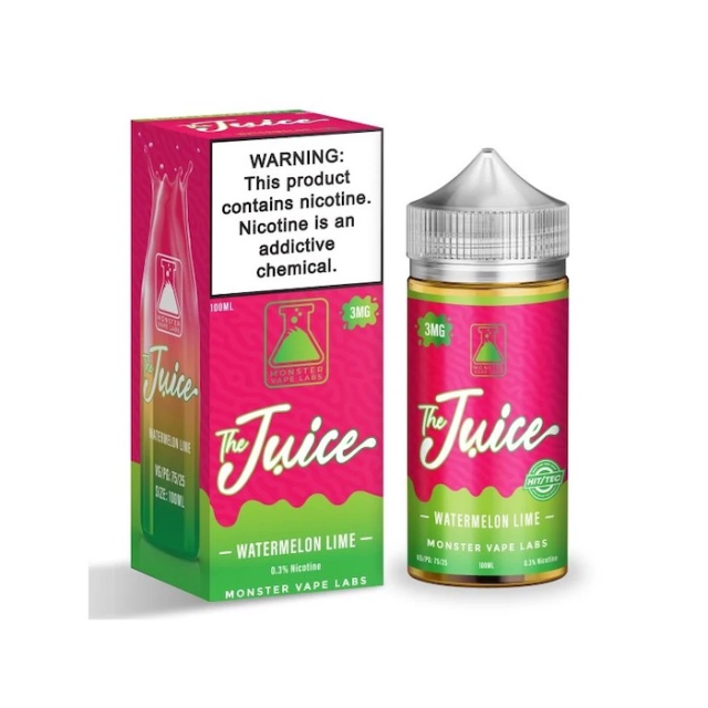 Monster Vp | The Juice Watermelon Lime 100mL Free Base Monster Vape Labs - 1