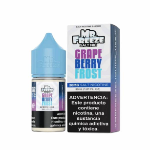 Juice Nic Salt Mr Freeze | Grape Berry Frost 30mL