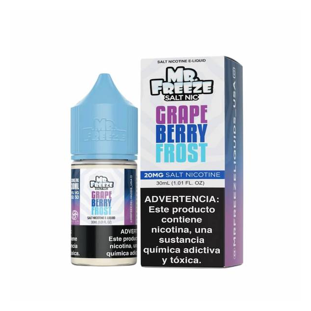 Juice Nic Salt Mr Freeze | Grape Berry Frost 30mL