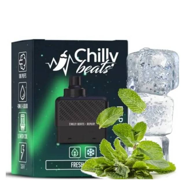 Refil Chilly Beats | Replay Pod 10k com 10000 puffs Chilly Beats - 5