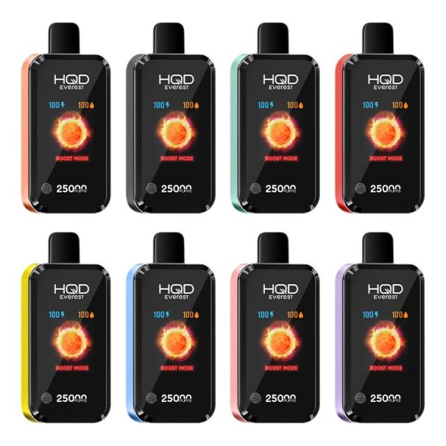 HQD Everest 25000 Puffs | Pod Descartável Touch Screen