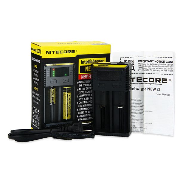 Nitecore - Carregador de Bateria - New I2 Nitecore - 1