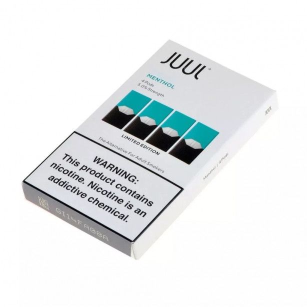 Juul Menthol 3% e 5% | Pod Reposição 4 unidades Juul - 3