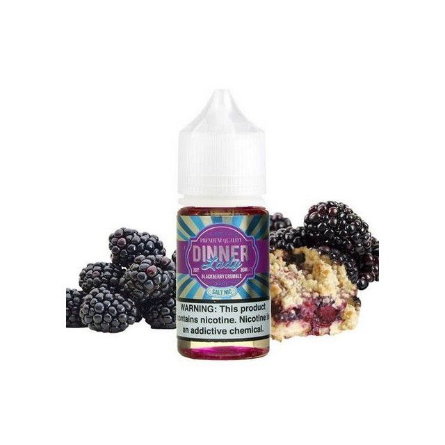 Juice Nic Salt Dinner Lady Blackberry Crumber - 30ml Dinner Lady - 1