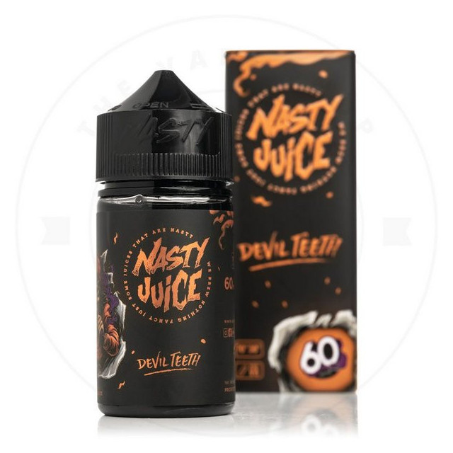 Juice Nasty Devil Teeth 60mL | Free Base Nasty - 1