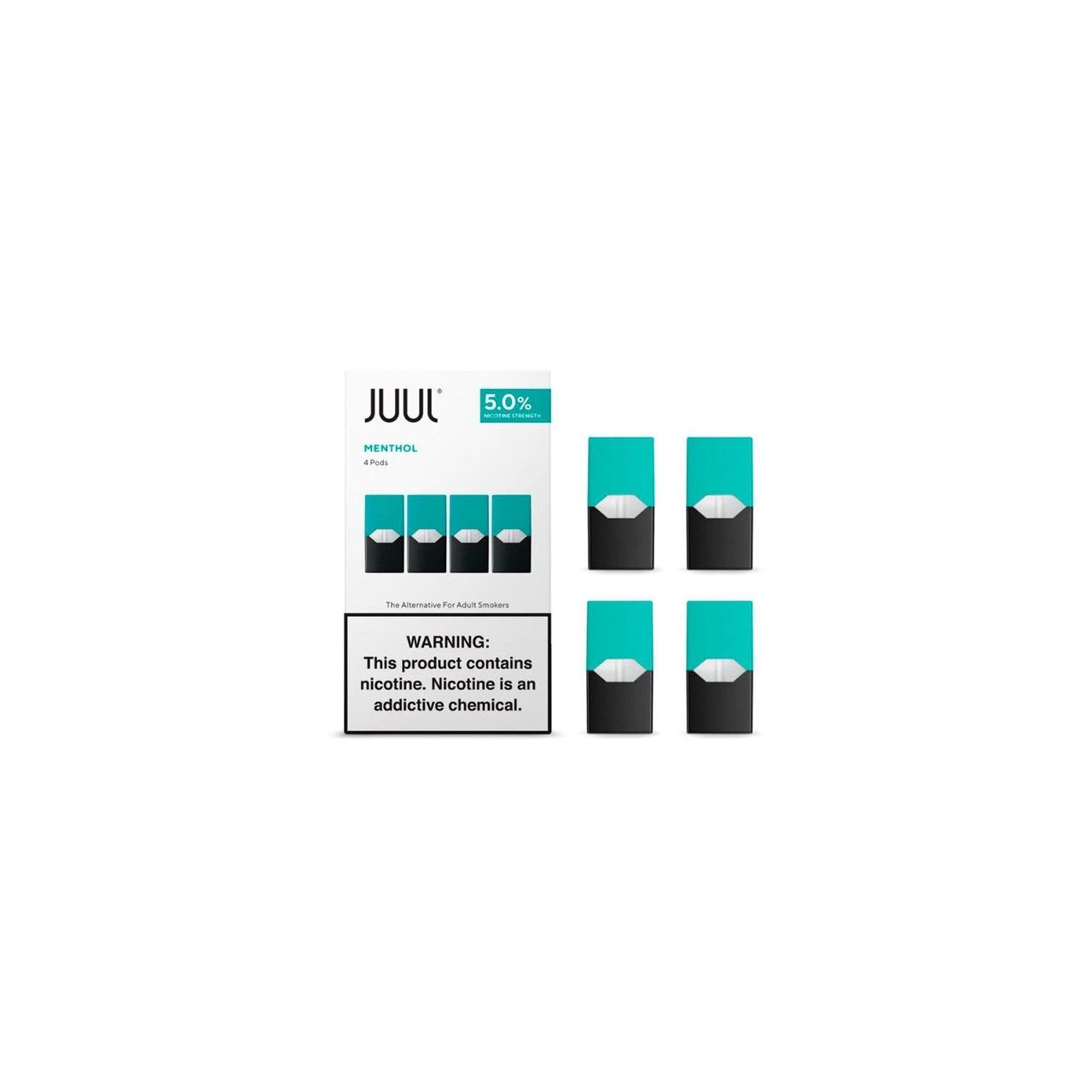 Juul Menthol 3% e 5% | Pod Reposição 4 unidades Juul - 3