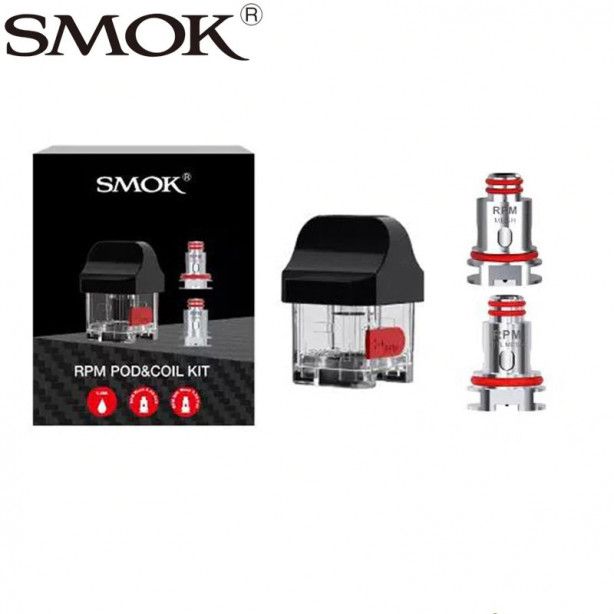 Cartucho - Pod - RPM 40 - Smok - Com Coils Smok - 1