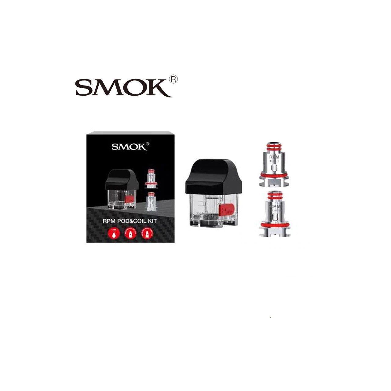 Cartucho - Pod - RPM 40 - Smok - Com Coils Smok - 1