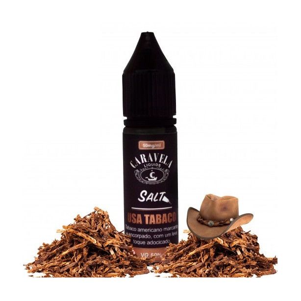 Líquido (Juice) - Nic Salt - Caravela Liquids - USA Tabaco Caravela Liquids - 1