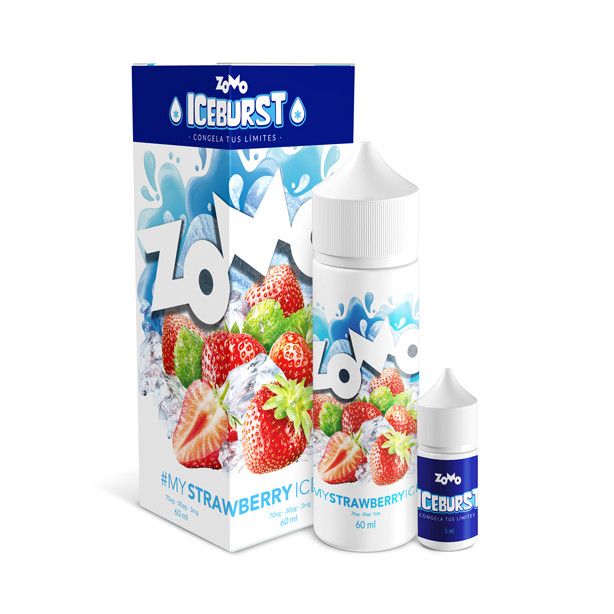 Zomo Vape | Iceburst Strawberry Ice | Juice Free Base Zomo Vape - 2