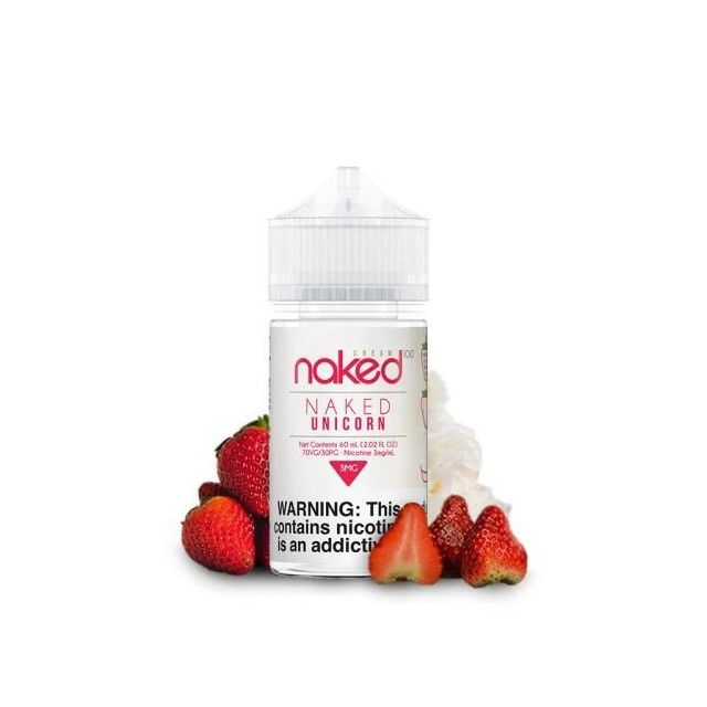 Juice Naked 100 Unicorn (Strawberry) | Free Base Naked 100 - 2