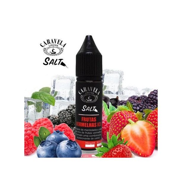 Caravela Liquids - Salt - Frutas Vermelhas - Ice Caravela Liquids - 1