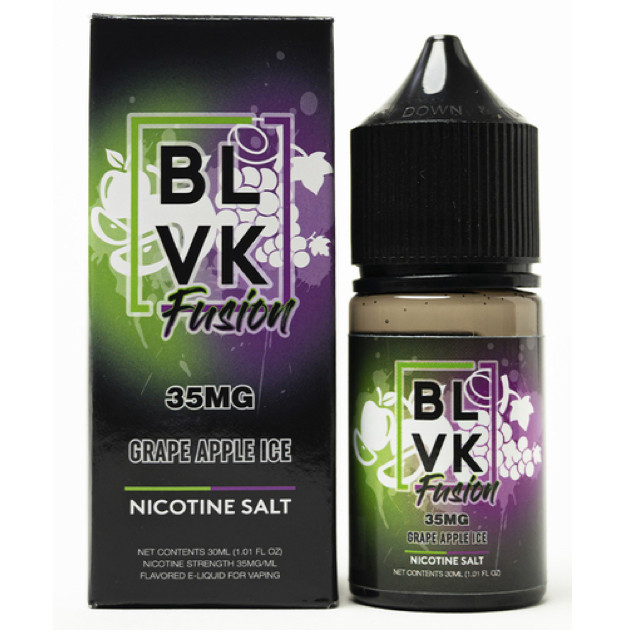 BLVK - Fusion - Grape Apple Ice - Juice Nic Salt BLVK - 1