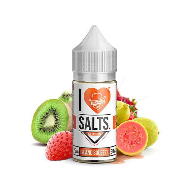 I Love Salts - Vape Juice - Island Squeeze - Mad Hatter Mad Hatter Juice - 1