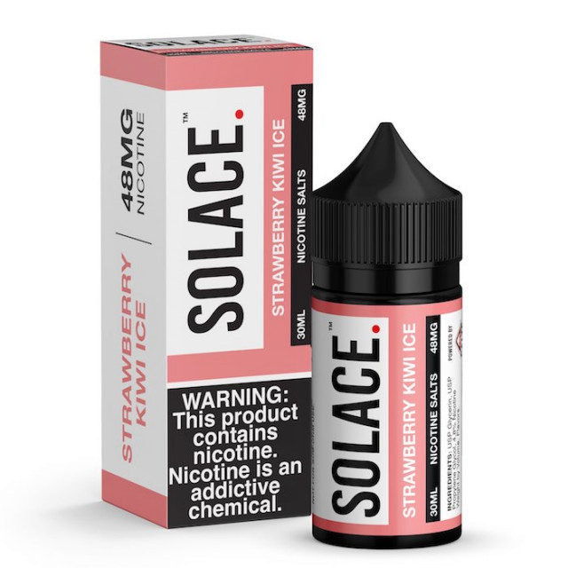 Solace - Vape Juice - Strawberry Kiwi Ice - Salt Nic Solace Vapor - 1