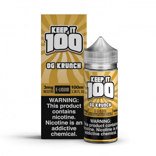 Keep It 100 - Vape Juice - OG Krunch - Krunchy Square  - 1