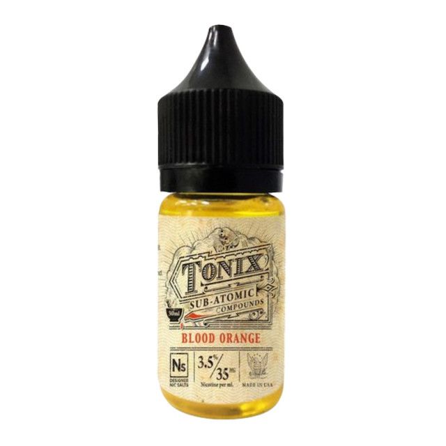 Element | Tonix Sub-Atomic Blood Orange 30mL | Juice SaltNic Element E-liquids - 1