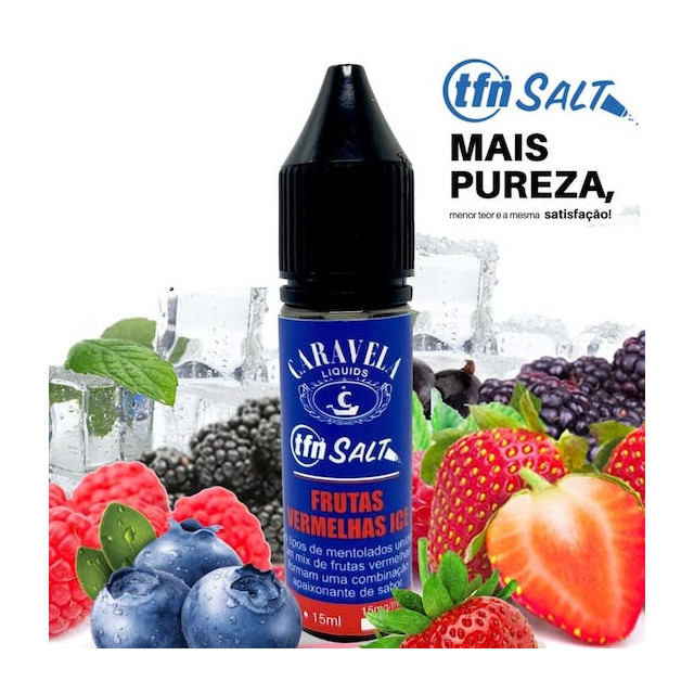 Caravela Liquids - TFN Salt - Frutas Vermelhas - Ice Caravela Liquids - 1