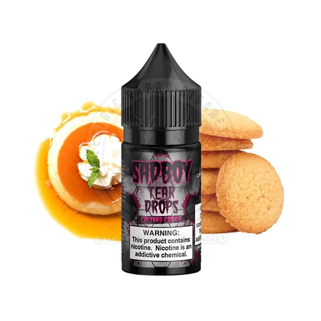 SadBoy - Custard Cookie - Juice - Nic Salt SadBoy E-liquid - 1