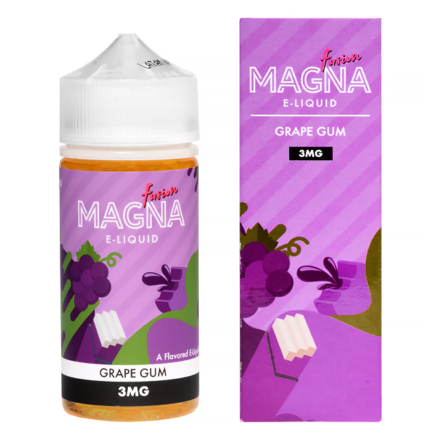 Magna Eliquid | Fruits Grape Gum | Juice Free Base Magna E - liquids - 2