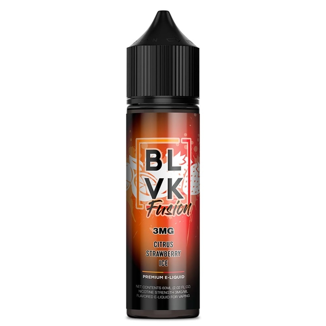 BLVK | Fusion Citrus Strawberry Ice 60mL | Juice Free Base BLVK - 1