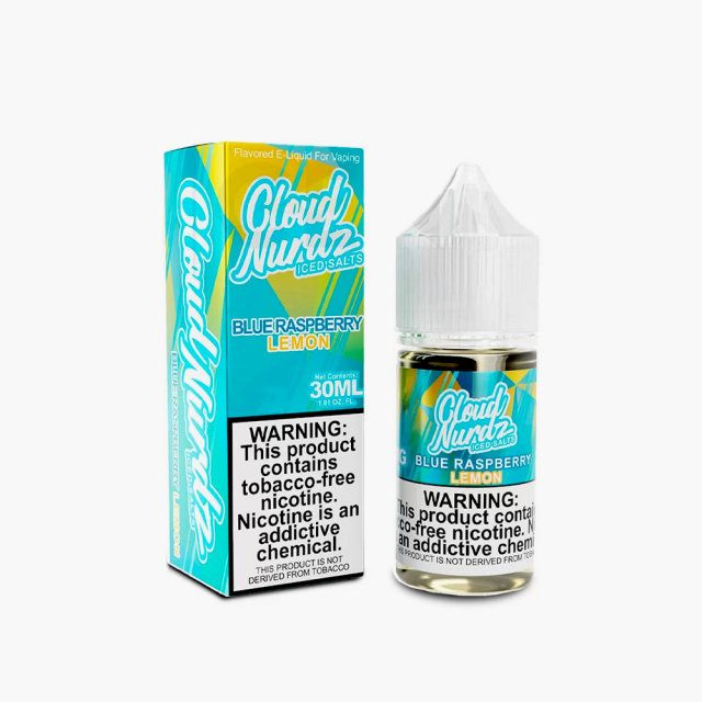 Juice - Cloud Nurdz - Blue Raspberry Lemon ICED - Nic Salt Cloud Nurdz - 1