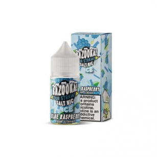 Juice Bazooka Salt | Sour Straws ICE Blue Raspberry Bazooka - 1