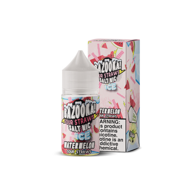 Bazooka | Sour Straws Ice Watermelon 30mL | Juice Nic Salt Bazooka - 1