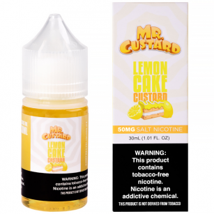 Juice - Nic Salt - Mr Custard - Lemon Cake Custard Mr Freeze E-liquid - 1