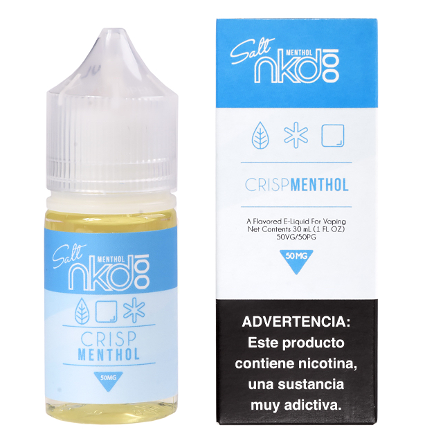 Juice Nic Salt Naked 100 (NKD) | Crisp Menthol 30mL Naked 100 - 1