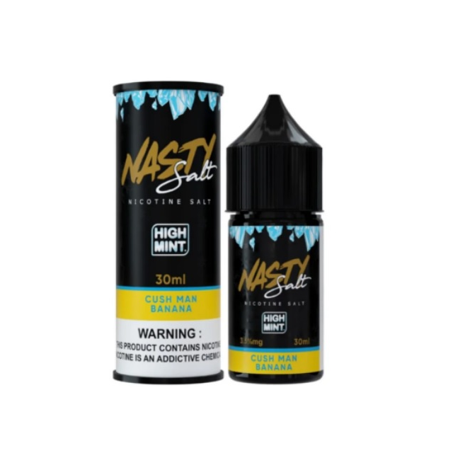 Nasty | Cush Man Banana High Mint 30mL | Juice Nic Salt Nasty - 1