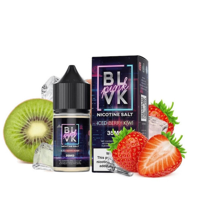 Juice BLVK | Pink Iced Berry Kiwi 30ml | Líquido nic salt BLVK - 1