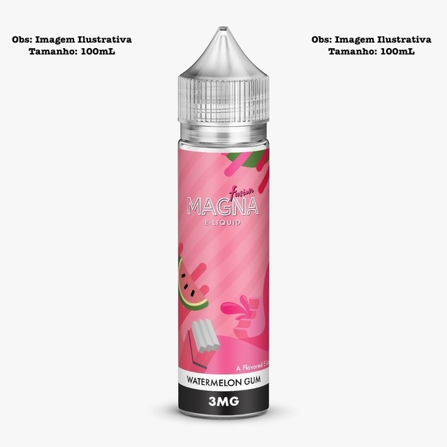 Juice Magna Eliquid | Watermelon Gum 60mL Free Base Magna E - liquids - 2