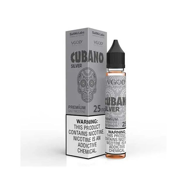 Juice Cubano SaltNic | Cubano Silver 30mL VGod - 1