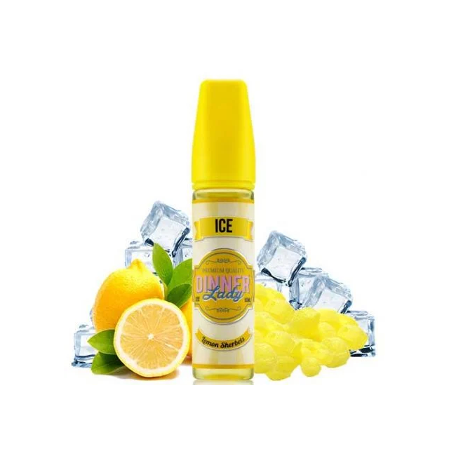 Dinner Lady | Lemon Sherbets Ice 60ml | Juice Free Base Dinner Lady - 1