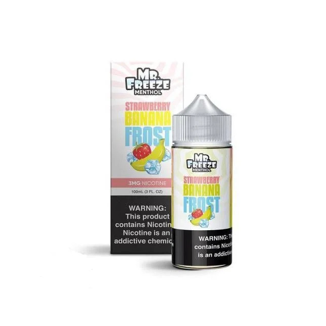 Juice Mr Freeze | Strawberry Banana Frost 100mL Free Base Mr Freeze E-liquid - 1