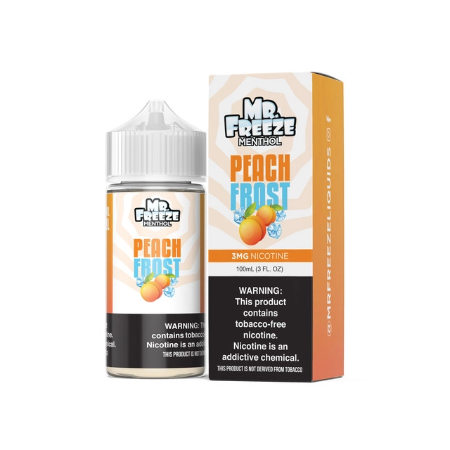 Juice Mr Freeze | Peach Frost 100mL Free Base Mr Freeze E-liquid - 1