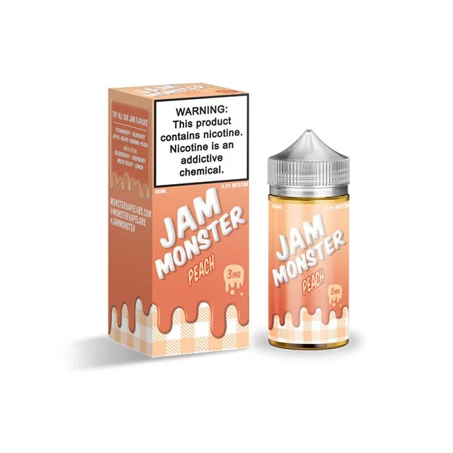 Jam Monster - Vape Juice - Peach - Líquido Monster Vape Labs - 1