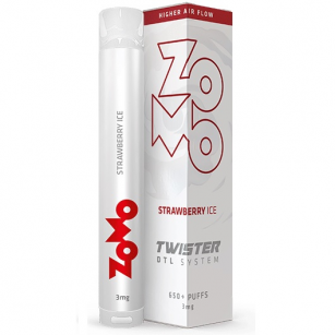 Pod Descartável Zomo | Twister 650 puffs | Free Base Zomo Vape - 6