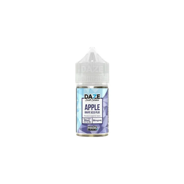 Juice 7 Daze | Reds Apple | Grape Iced Plus | Nic Salt 7 Daze E-Liquid - 1