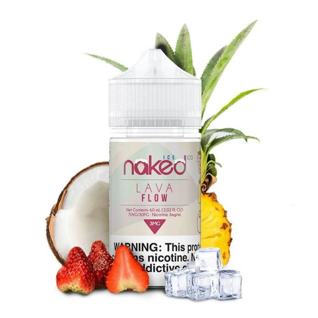 Juice Naked 100 Lava Flow Ice | Free Base Naked 100 - 1