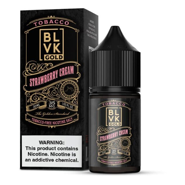 Juice Nic Salt BLVK | Gold Strawberry Cream 30mL BLVK - 1