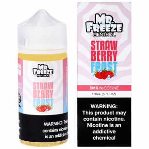 Juice Mr Freeze Free Base | Strawberry Frost 100mL Mr Freeze E-liquid - 2