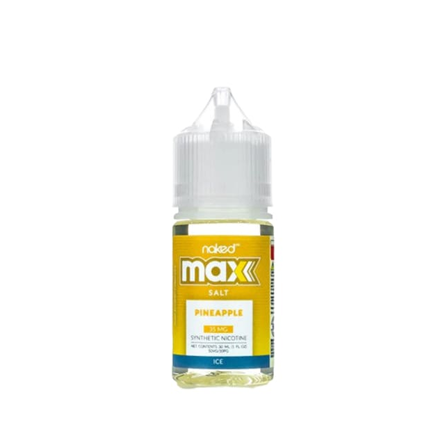 Juice Nic Salt Naked 100 (Max) | Pineapple Ice 30mL Naked 100 - 1