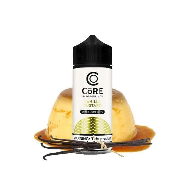 Dinner Lady | Core Vanilla Custard 120mL | Juice Free Base Dinner Lady - 1