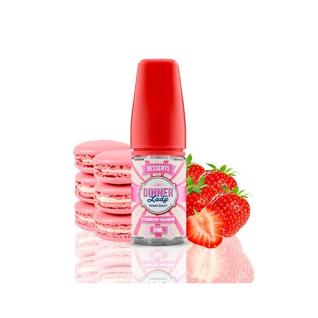 Dinner Lady | Strawberry Macaroon 30ml | Juice Salt Nic Dinner Lady - 1