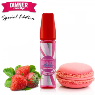 Dinner Lady | Strawberry Macaroon 60mL | Juice FreeBase Dinner Lady - 1