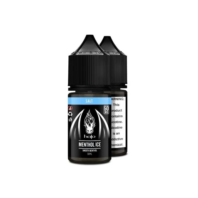 Halo | Menthol Ice Smooth 30mL | Juice Salt Nic Halo E-liquids - 1