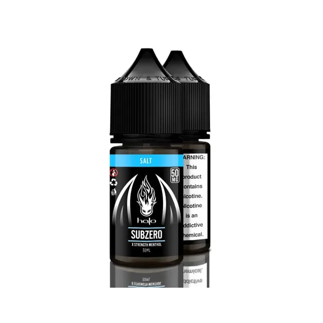 Halo | SubZero X Strength 30mL | Juice Salt Nic Halo E-liquids - 1