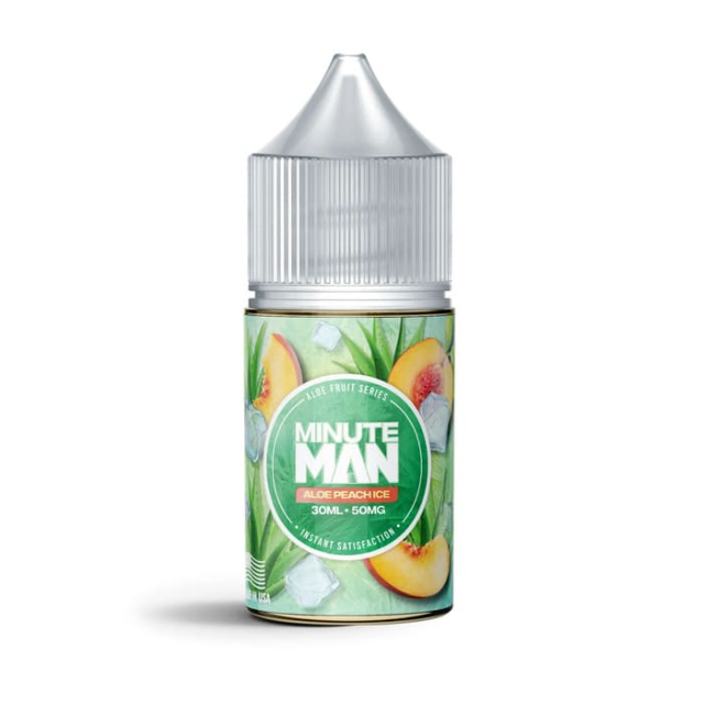 Minute Man | Aloe Peach Ice 30mL | Juice Salt Nic Minute Man E-liquids - 1